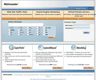 Mycomputer.com(Utilize the powerful webmaster tools from MyComputer) Screenshot