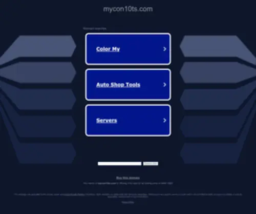 Mycon10TS.com(Mycon 10 TS) Screenshot