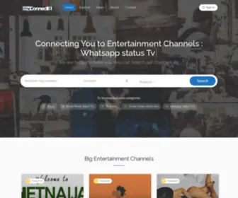 Myconnectit.com(Connecting You to Entertainment Channels) Screenshot