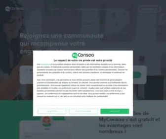 Myconsoo.fr(Myconsoo) Screenshot