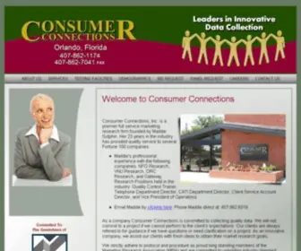 Myconsumerconnection.com(Market Research Company) Screenshot
