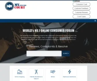 Myconsumercourt.com(皇家金堡) Screenshot