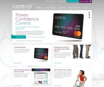 Mycontrolcard.com(The) Screenshot