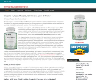 Myconukerreview.com(Organic Fungus Myco Nuker Review) Screenshot