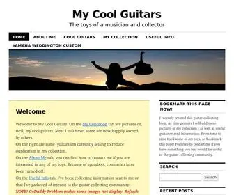 Mycoolguitars.com(My Cool Guitars) Screenshot