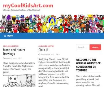 Mycoolkidsart.com(Ultimate Resource for Fans of Cool Kids Art) Screenshot