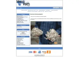 Mycopath.com(Mushroom Supplies) Screenshot