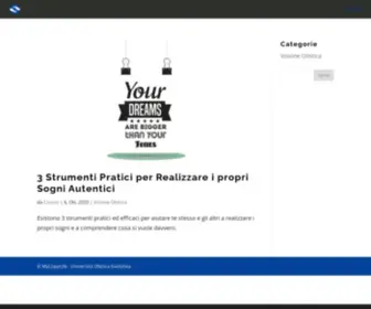 Mycopylife.it(MyCopyLife è l'Unica Università Olistica dedicata agli Operatori Olistici Evolutivi) Screenshot