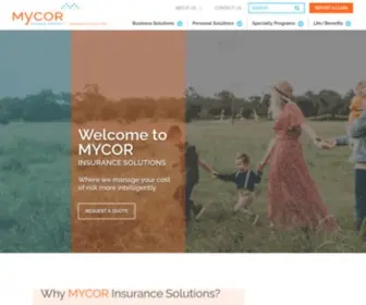 Mycorinsurance.com(MYCOR Insurance Solutions) Screenshot