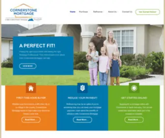 Mycornerstonemortgage.com(Cornerstone Mortgage) Screenshot