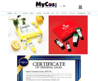 Mycosc.com(корейская косметика) Screenshot