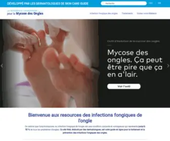 Mycosedesongles.ca(Treatment for Nail Fungus) Screenshot