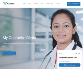 Mycosmeticclinic.lk(My Cosmetic Clinic) Screenshot