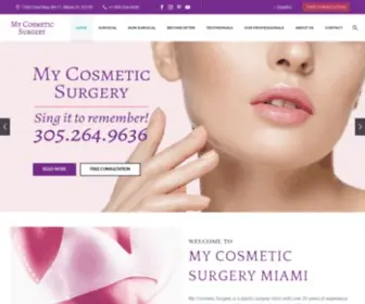 Mycosmeticsurgerymiami.com(Mycosmeticsurgerymiami) Screenshot