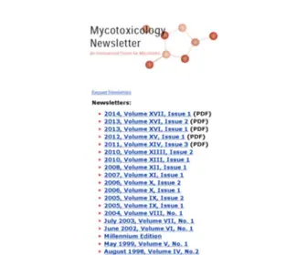 Mycotoxicology.org(Sustained Dedication to Food Safety) Screenshot