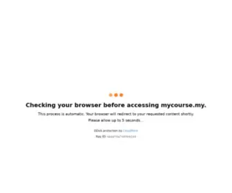 Mycourse.my(Certified Short Courses Online Platform) Screenshot