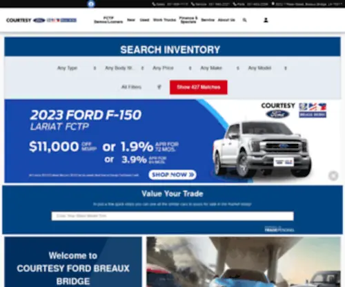 Mycourtesyford.com(Courtesy Ford) Screenshot