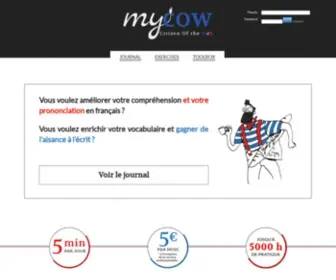 Mycow-EN-Francais.eu(Apprendre) Screenshot