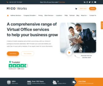 Mycoworks.co.uk(MYCO Works) Screenshot