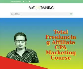 MYcpatraining.com(Outsourcing affiliate Cost per action Bangladesh) Screenshot