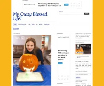 MYcrazyblessedlife.com(My Crazy Blessed Life) Screenshot