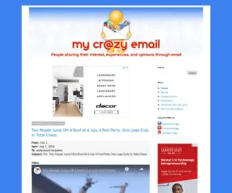 MYcrazyemail.net(My Crazy Email) Screenshot