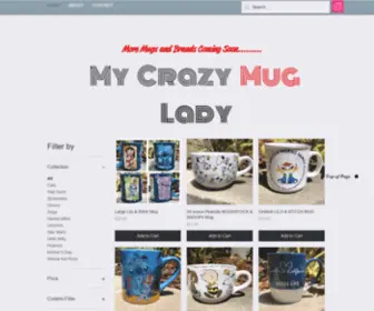 MYcrazymuglady.com(Shop Best Disney Coffee Cups Online) Screenshot