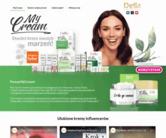 MYcream.pl(Delia My Cream) Screenshot