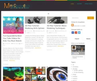 MYcreativedaddy.com(Online Magazine for 3D Artists) Screenshot