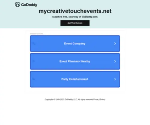 MYcreativetouchevents.net(MYcreativetouchevents) Screenshot