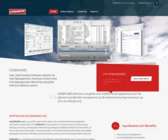 MYcribware.com(Cloud hosted tool management) Screenshot