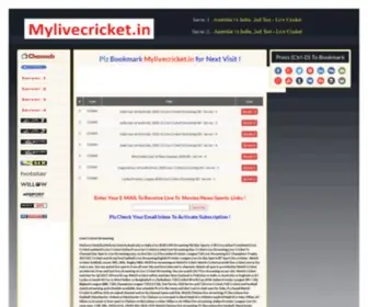 MYcricket.tv(IPL 2020 LIVE Streaming HD) Screenshot