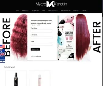 MYcro-Keratin.com(MYcro Keratin) Screenshot