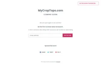 MYcroptops.com(MyCropTops) Screenshot