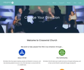 MYcrosswind.com(Crosswind Church Home) Screenshot