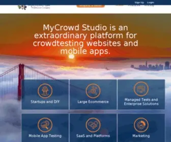 MYcrowd.com(On-demand crowdtesting) Screenshot