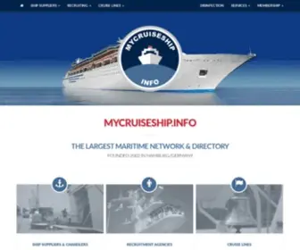 MYcruiseship.info(Recruitment agencies) Screenshot