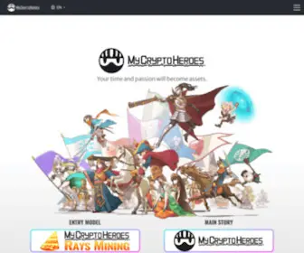 MYCRYptoheroes.net(My Crypto Heroes (MCH) Screenshot
