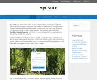 MYcsulb.fyi(MyCSULB portal) Screenshot