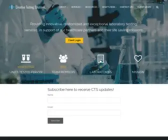 MYCTS.org(Creative Testing Solutions) Screenshot