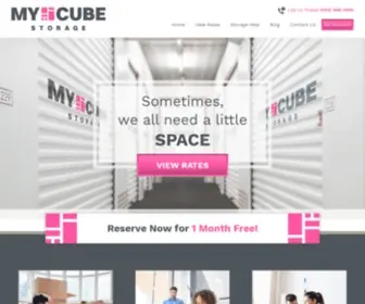 Mycubestorage.com(Self Storage Units in Lyndhurst) Screenshot