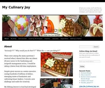 Myculinaryjoy.com(My Culinary Joy) Screenshot