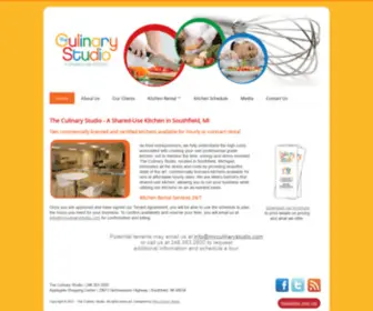 Myculinarystudio.com(The Culinary Studio) Screenshot