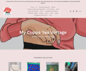 Mycuppateavintage.com(My Cuppa Tea Vintage) Screenshot