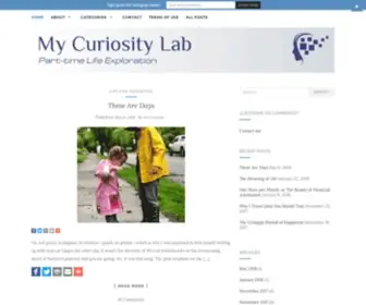 Mycuriositylab.com(My Curiosity Lab) Screenshot