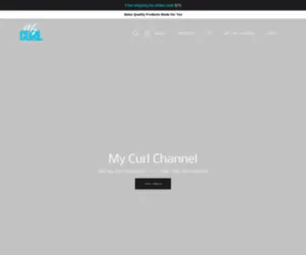 Mycurlproducts.com(My Curl Products) Screenshot