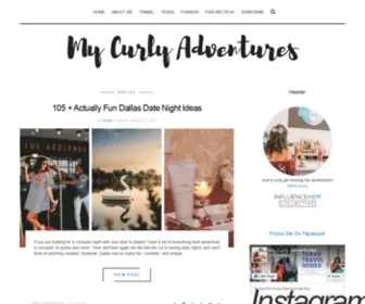 Mycurlyadventures.com(My Curly Adventures) Screenshot