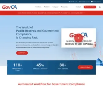 Mycusthelp.net(GovQA’s Public Records Request Management software handles more Freedom of Information Act (FOIA)) Screenshot