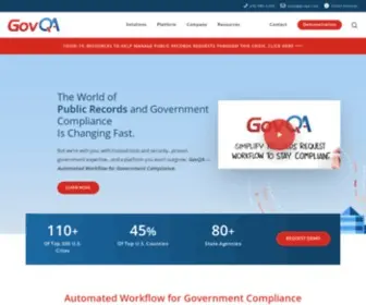 Mycusthelp.net(Compliance Software for Governments) Screenshot