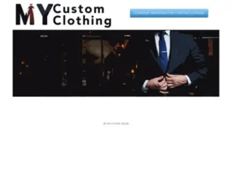 Mycustomclothing.com(My Custom Clothing) Screenshot